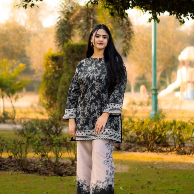 DILRUBA DIGITAL PRINTED Stitched 2PC PREMIUM  SUMMER    COLLECTION