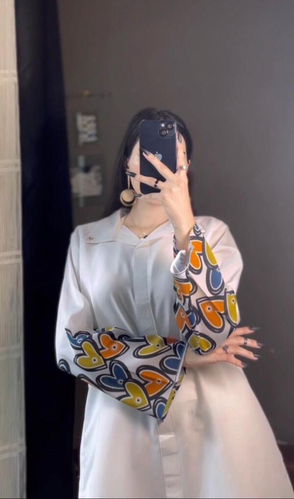 Heart Printed 2Pcs Grip Stitched Shirt And Trouser