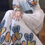 Heart Printed 2Pcs Grip Stitched Shirt And Trouser - Image 3