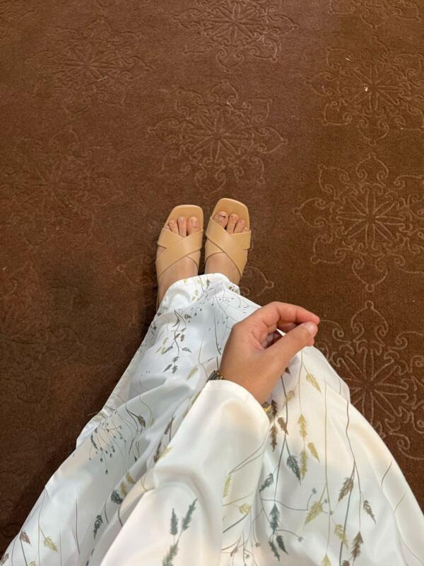 Printed Malai lawn maxi - Image 6