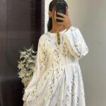 Printed Malai lawn maxi
