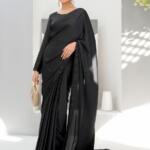 Black Silk Saree