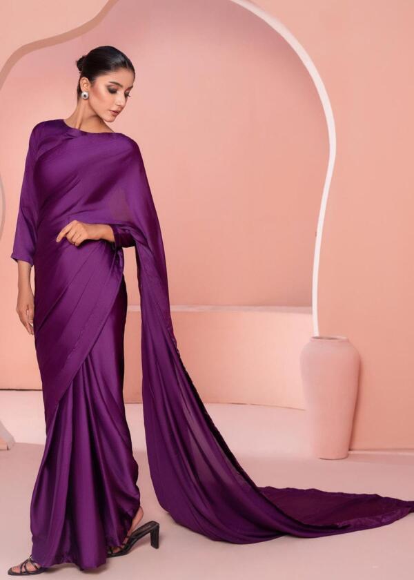 Ready To Wear Silk Saree - Image 5