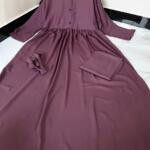 Raisin purple abaya - Image 5