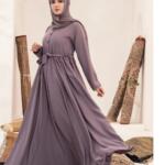 Raisin purple abaya - Image 2