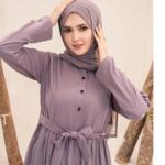 Raisin purple abaya - Image 3
