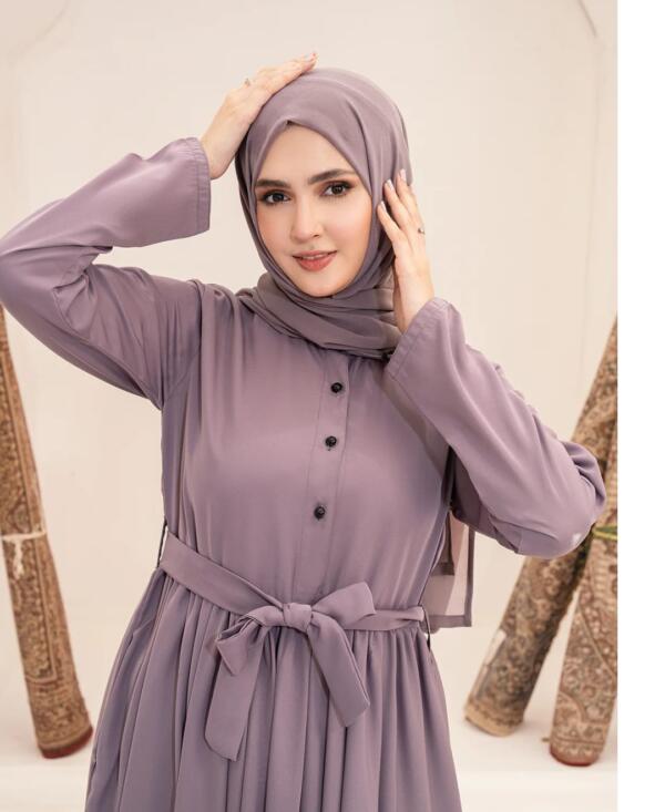 Raisin purple abaya - Image 3