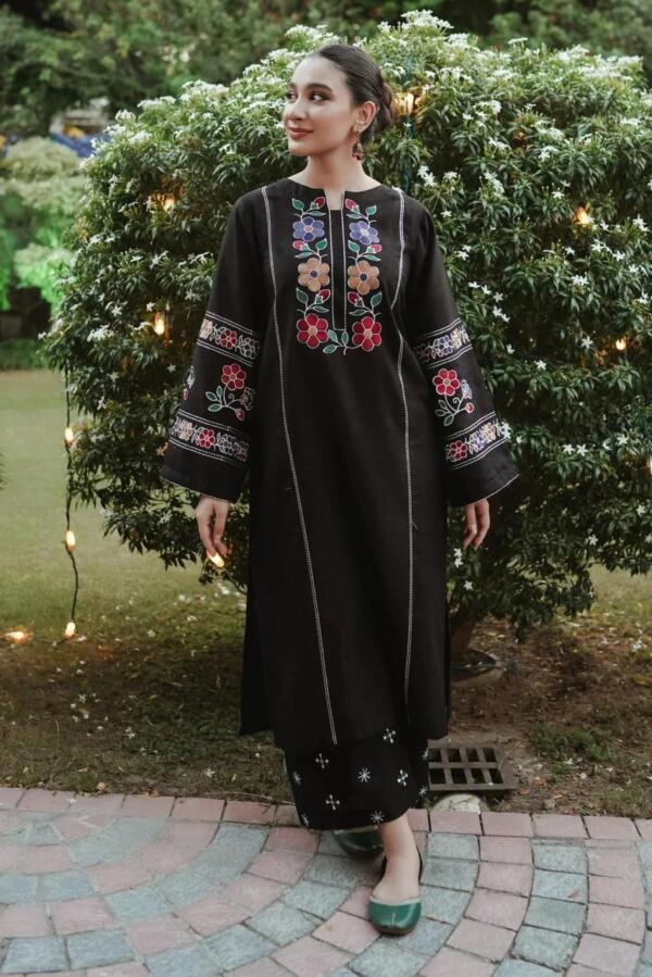 Summer  Cotton Embroidery 2pc - Image 7