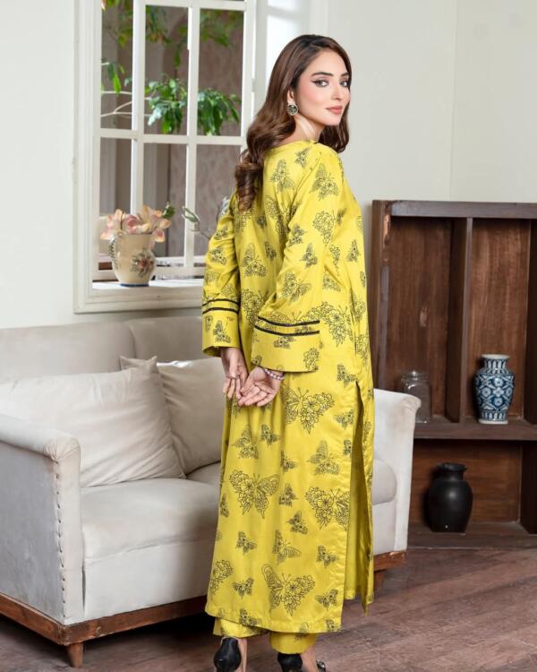 Butterfly Design Co-Ord Set Digital Print Summer - Image 4