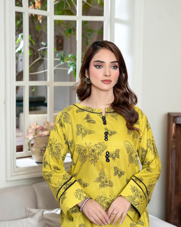Butterfly Design Co-Ord Set Digital Print Summer - Image 3