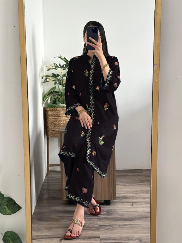 SEQUENCE EMBROIDERY FRONT CUT 2PC Summer Linen - Image 10