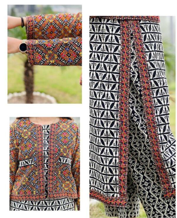 AJRAK KOTI DIGITAL PRINTED 3PCS Best For Summer - Image 3