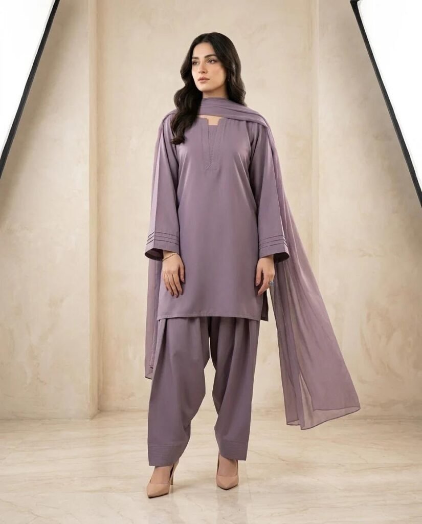 Mira Pintuck Suit