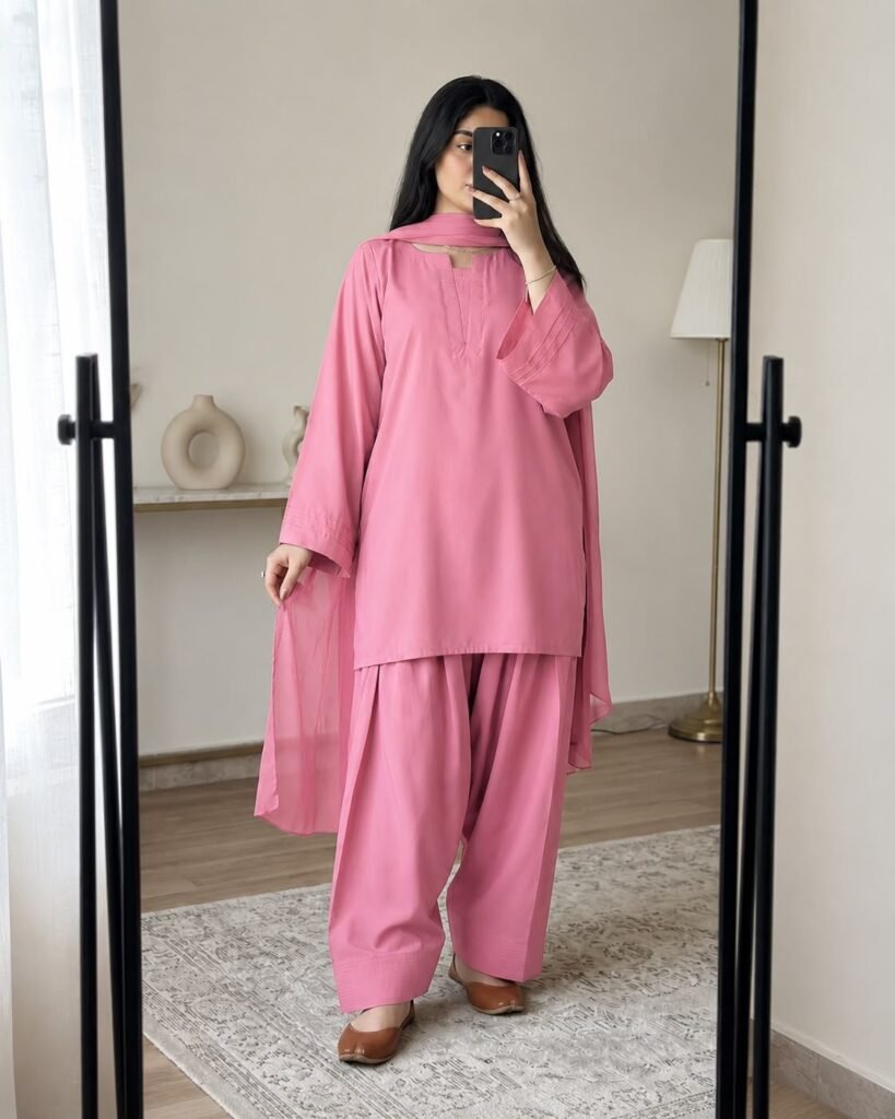 Mira Pintuck Suit