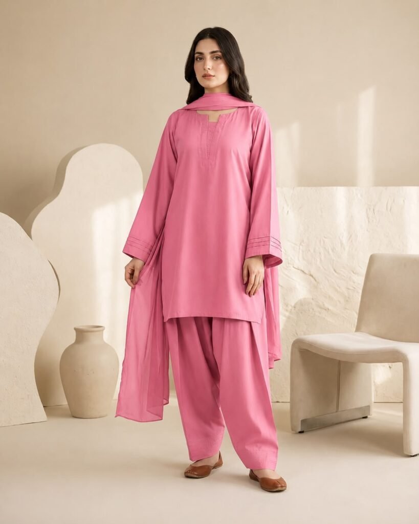 Mira Pintuck Suit