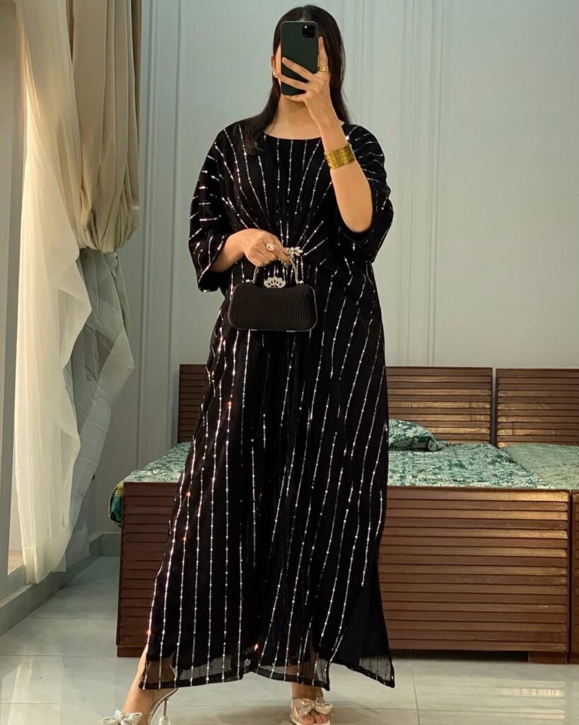 Qamar Shimmer Kaftan