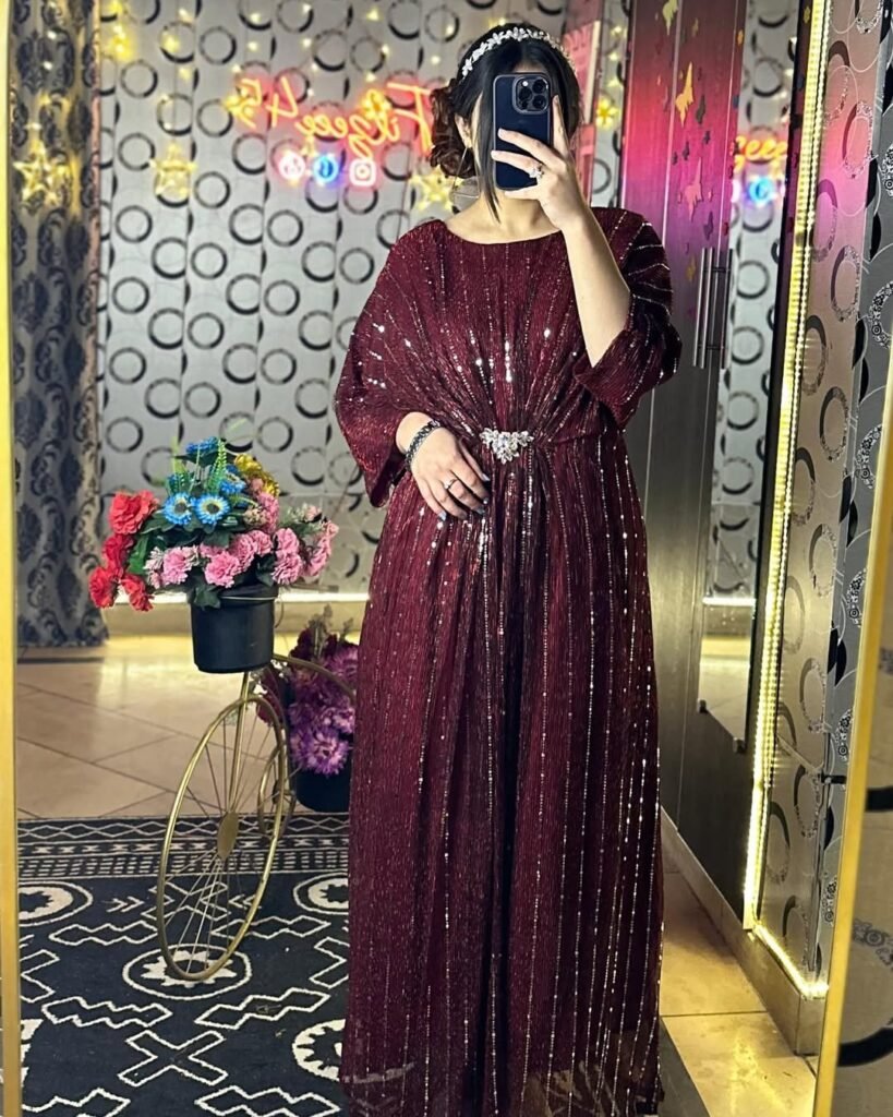Qamar Shimmer Kaftan