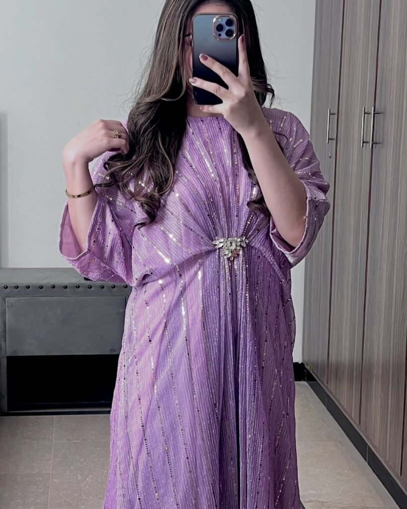 Qamar Shimmer Kaftan