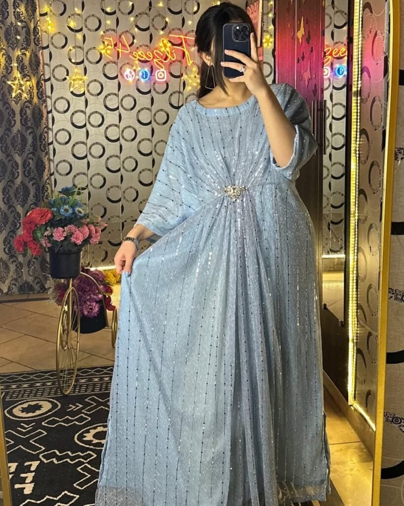 Qamar Shimmer Kaftan