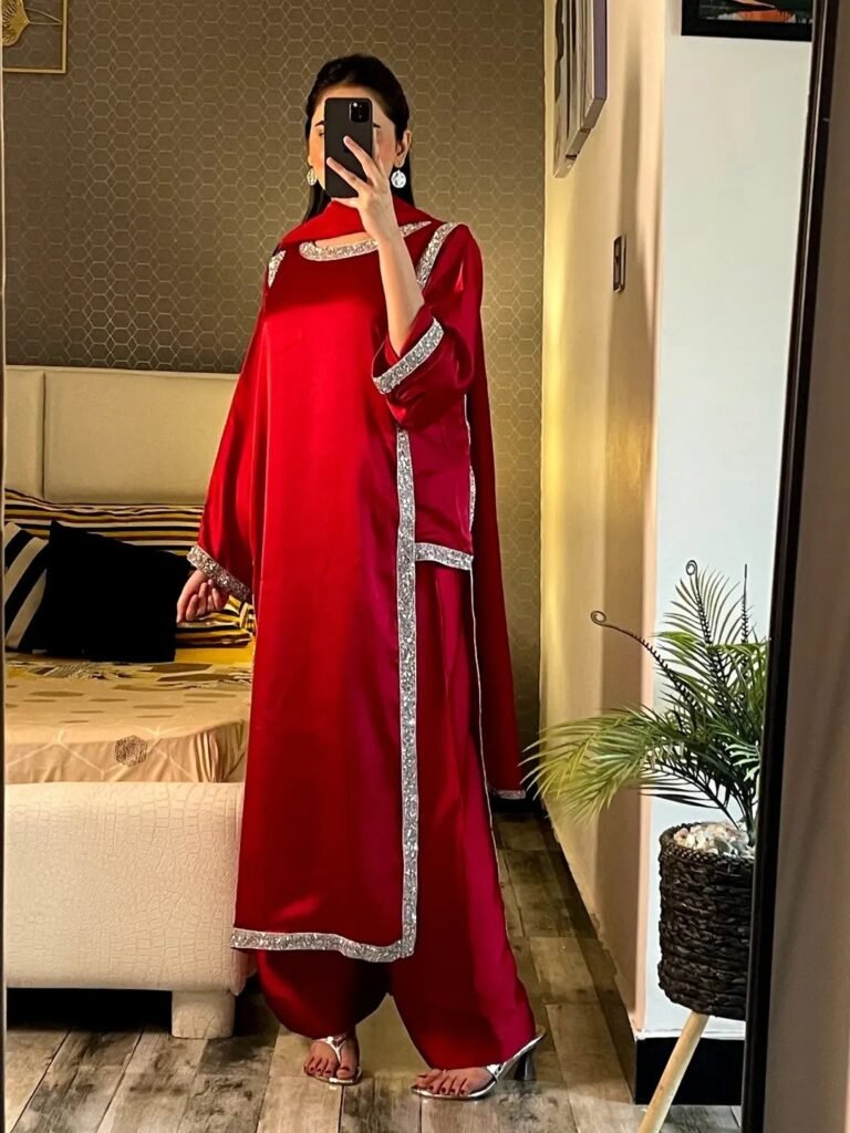 Resham Silk Suit
