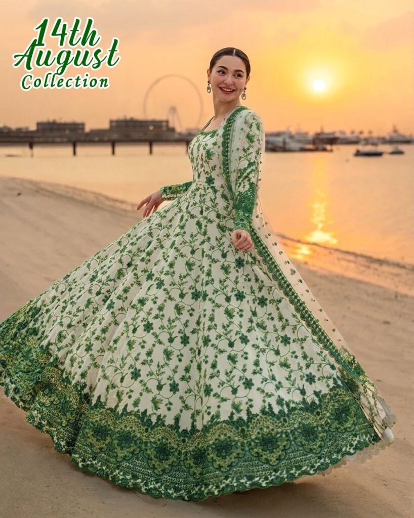 Sabz Print Maxi